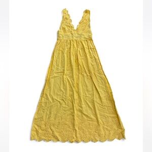 Sunny Yellow Lace Dress